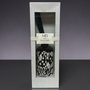 MG Studio Hand Crafted “Black Amber” Reed Diffuser 150ml/5.28oz New in Box
